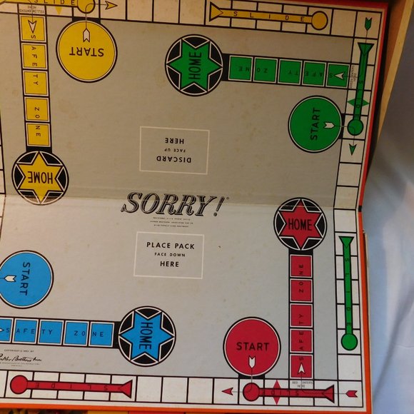 Vintage Sorry! Parker Brothers Board Game 1964 - Picture 4 of 16
